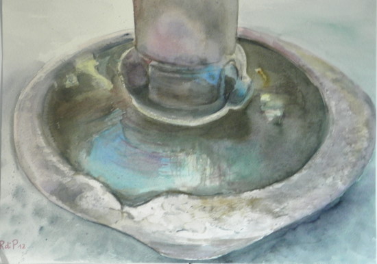 Renata Di Palma - Dettagli... fontanella con riflesso  - 70x50 cm