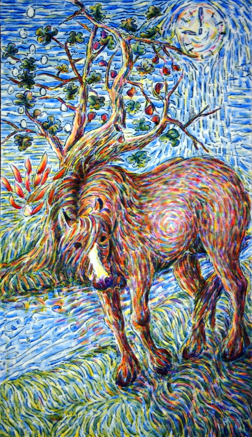 Gentile Polo - Il mito del cavallo - 99.5x57.5 cm
