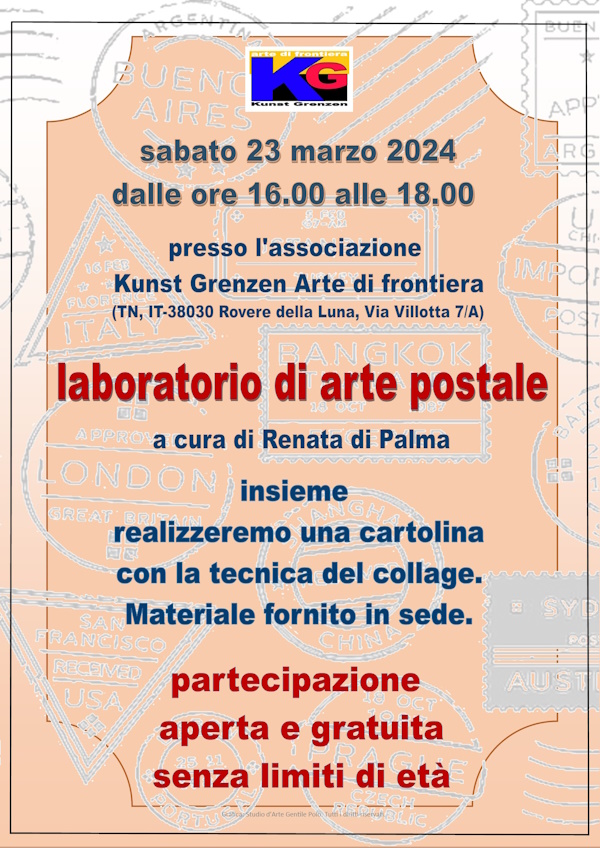 2024 laboratorio Renata di Palma Arte Postale
