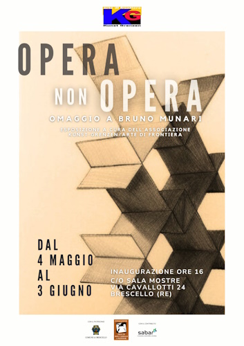 Opera non opera omaggio a Bruno Munari Brescello 2024