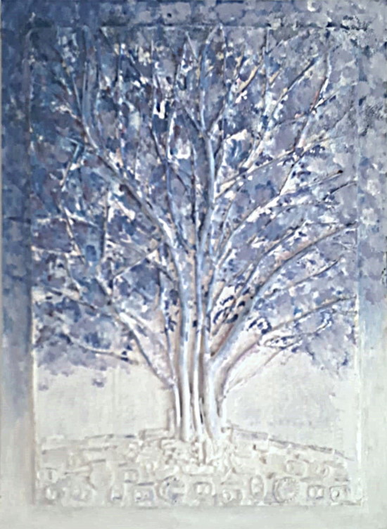 Claudio Cavalieri - Nell'albero - 64.5x47 cm