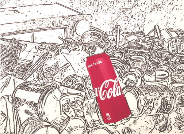 Ilario Dalvit - Coca Cola - 23x30 cm